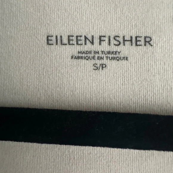 Eileen Fisher Peach 100% Cotton 3/4 Sleeve Tee Size Small Petite - Picture 3 of 4